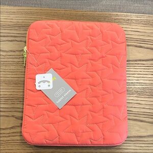 Orange Stars Puffy Tablet Sleeve
